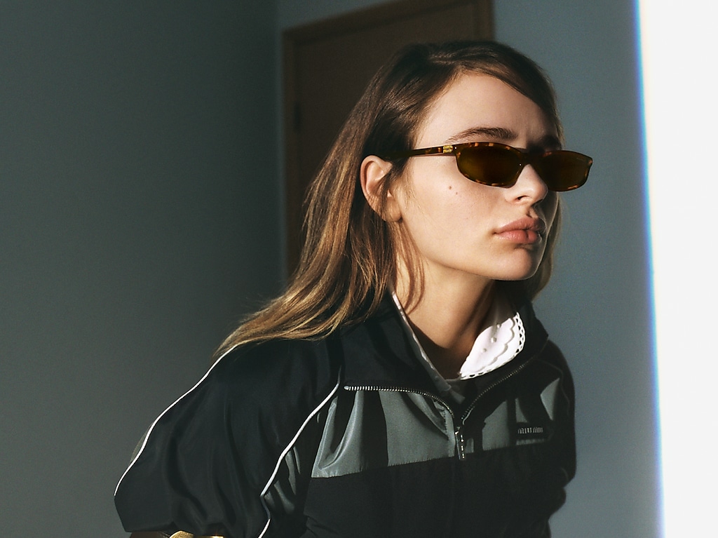 Miu Miu MU A06S S (54 - 17) with Brown lenses and Tortoise
